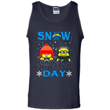 Snow Day Shirt For Los Angeles Chargers Vs Minion Fans pingpong