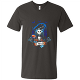 Carolina Panthers Halloween The Nightmare Before Christmas - Men's V-Neck