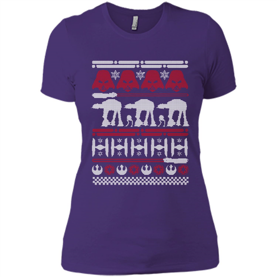 Star Wars - Christmas on Hoth - Ladies' Boyfriend T-Shirt