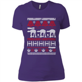 Star Wars - Christmas on Hoth - Ladies' Boyfriend T-Shirt