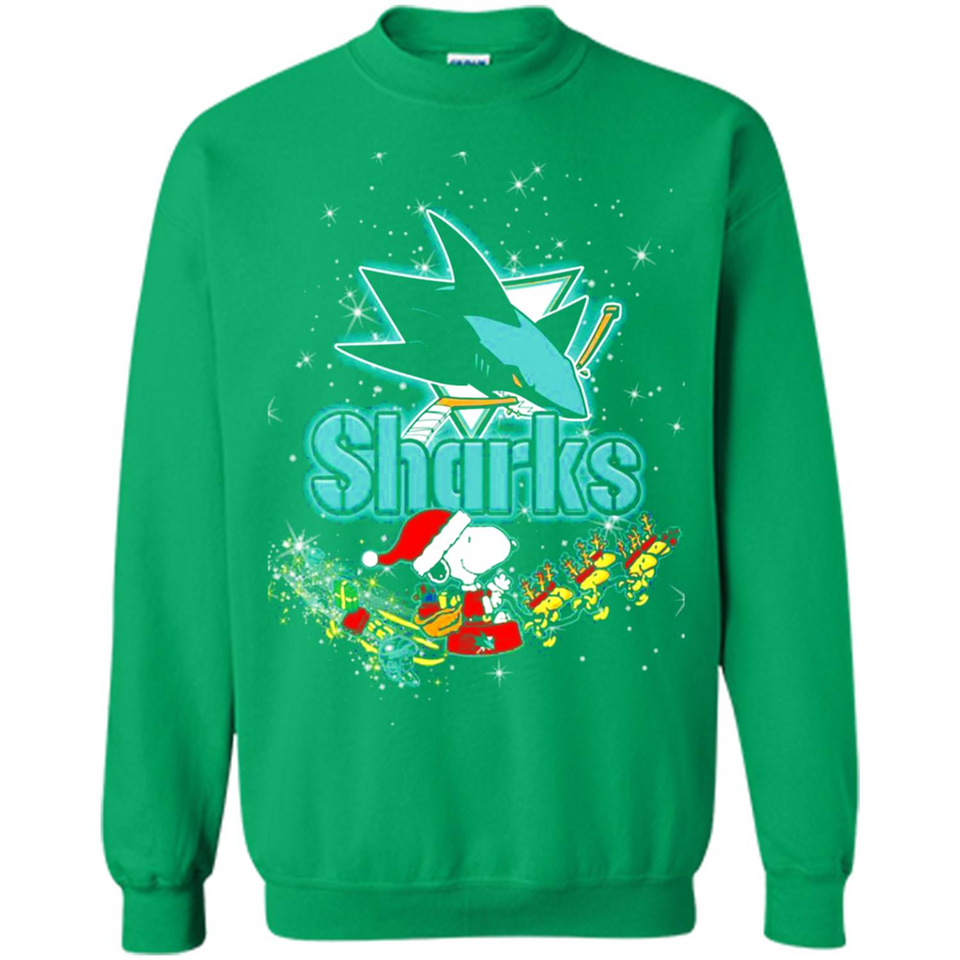 Snoopy Christmas San Jose Sharks - Sweatshirt