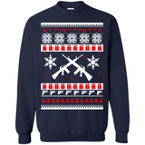 Rifle I Want Rifle Guns For Christmas ugly - Sweatshirt