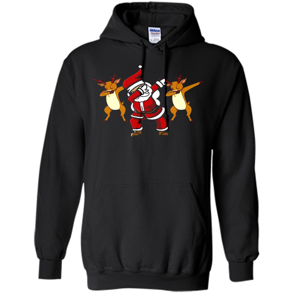 Dabbing Santa - Funny Santa Claus Christmas Dab - Hoodie