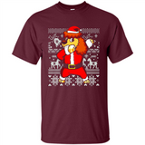 Dabbing Poodle Santa Christmas Holiday Sweatshirt - Shirt