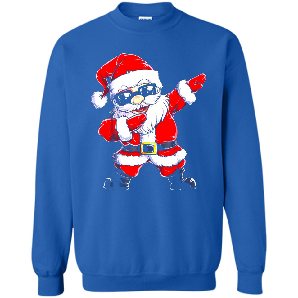 Christmas shirt Dabbing Santa Claus Xmas Gift - Sweatshirt