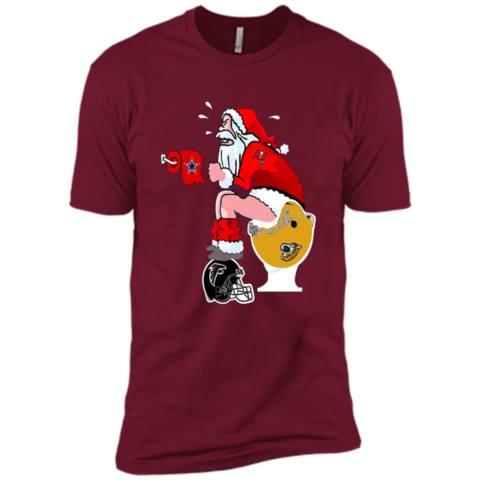 Tampa Bay Buccaneers Santa Claus Toilet