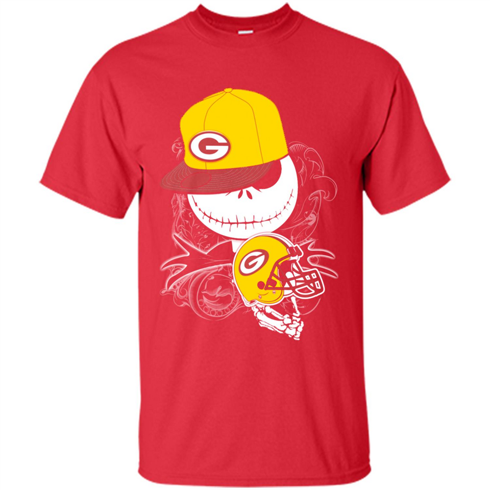 Jack Skellington The Nightmare Before Christmas-Packers Football - Shirt