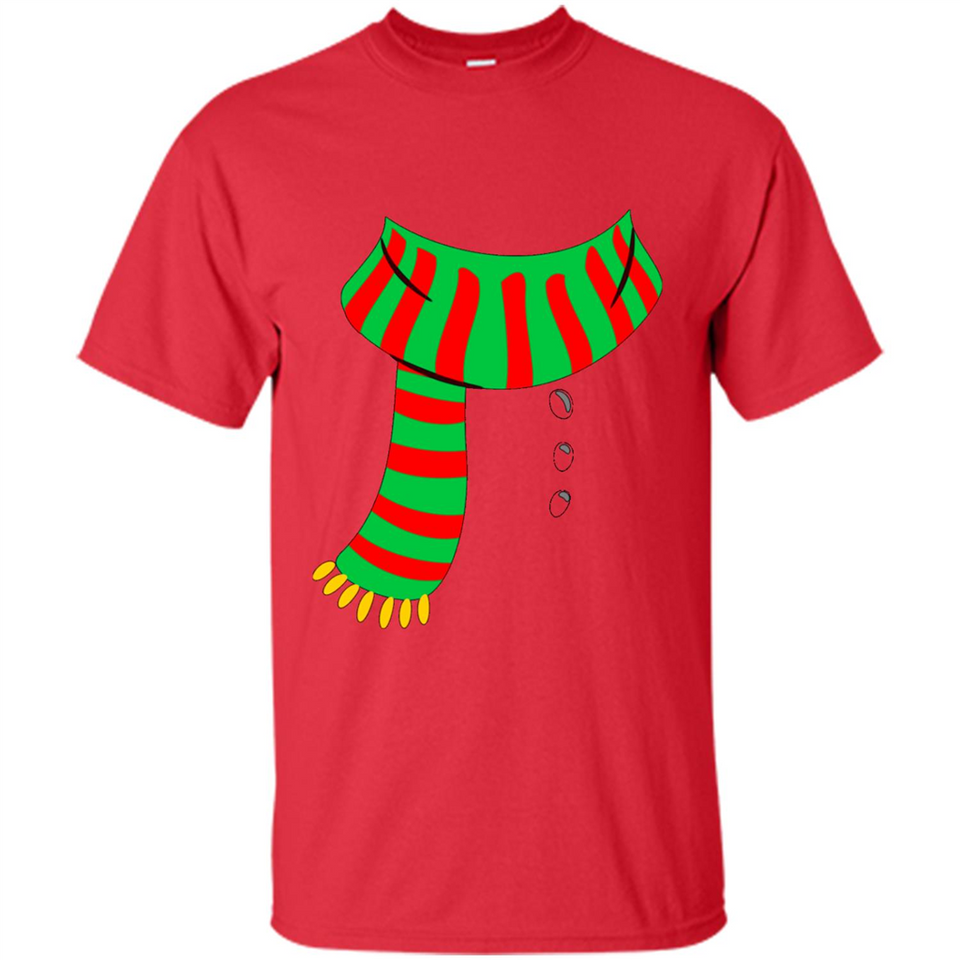 Snowman Scarf Costume T-shirt Christmas