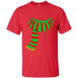 Snowman Scarf Costume T-shirt Christmas