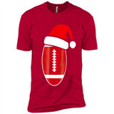 Christmas Football Shirt - Football Santa Hat Christmas