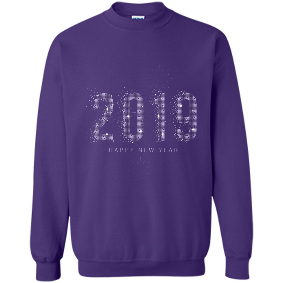Happy New Year 2019 Sparkle Firework PINGPONG