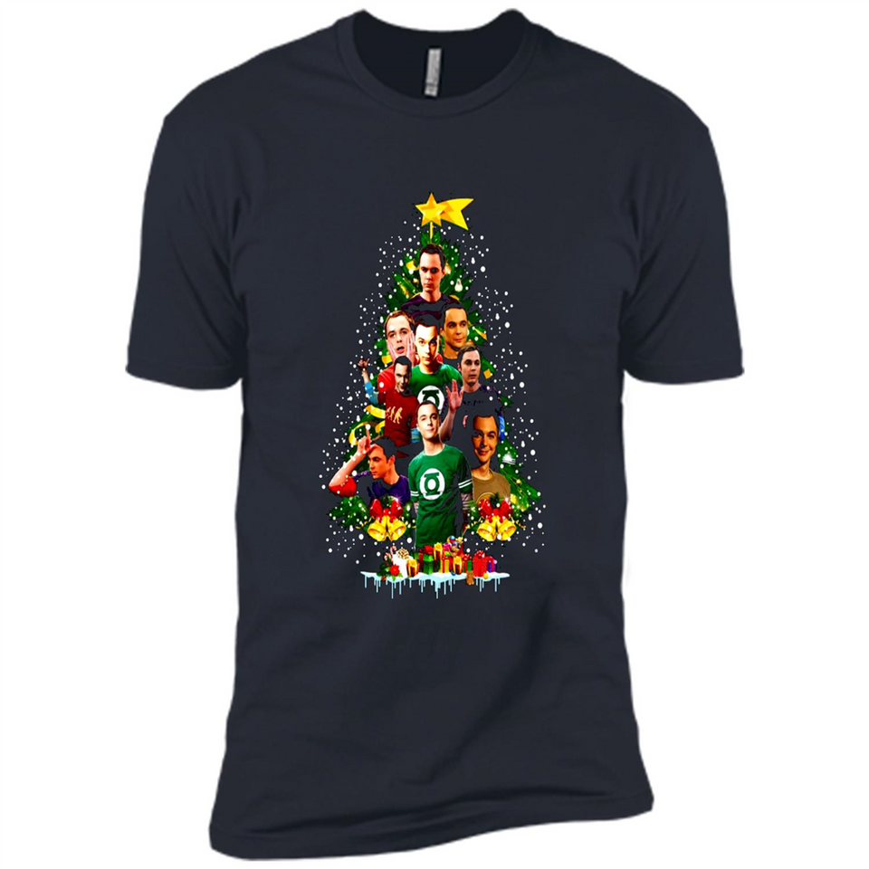 Sheldon Cooper Christmas tree sweater PINGPONG