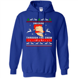 Nigel Thornberry Smashing through the snow Christmas sweatshirt PINGPONG