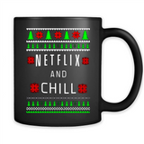 Netflix And Chill Christmas sweater PINGPONG
