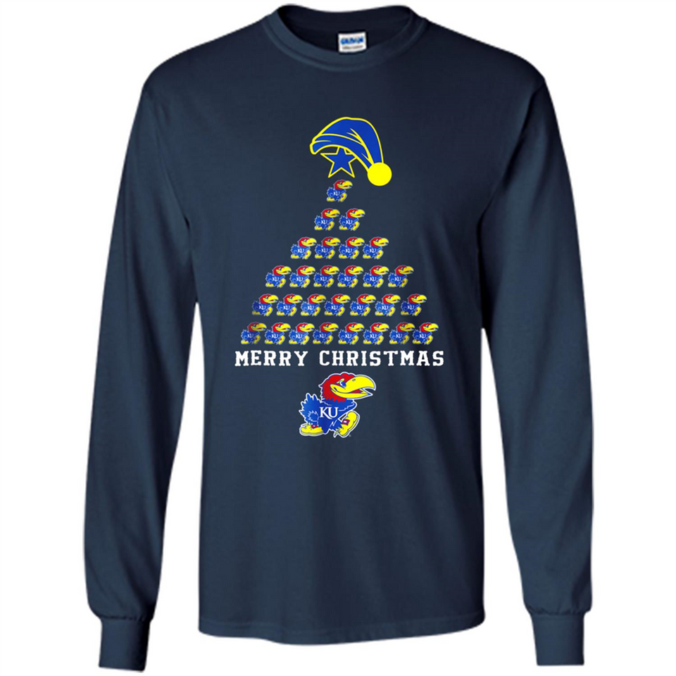 Perfect Kansas Jayhawks Christmas Tree PINGPONG