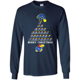 Perfect Kansas Jayhawks Christmas Tree PINGPONG