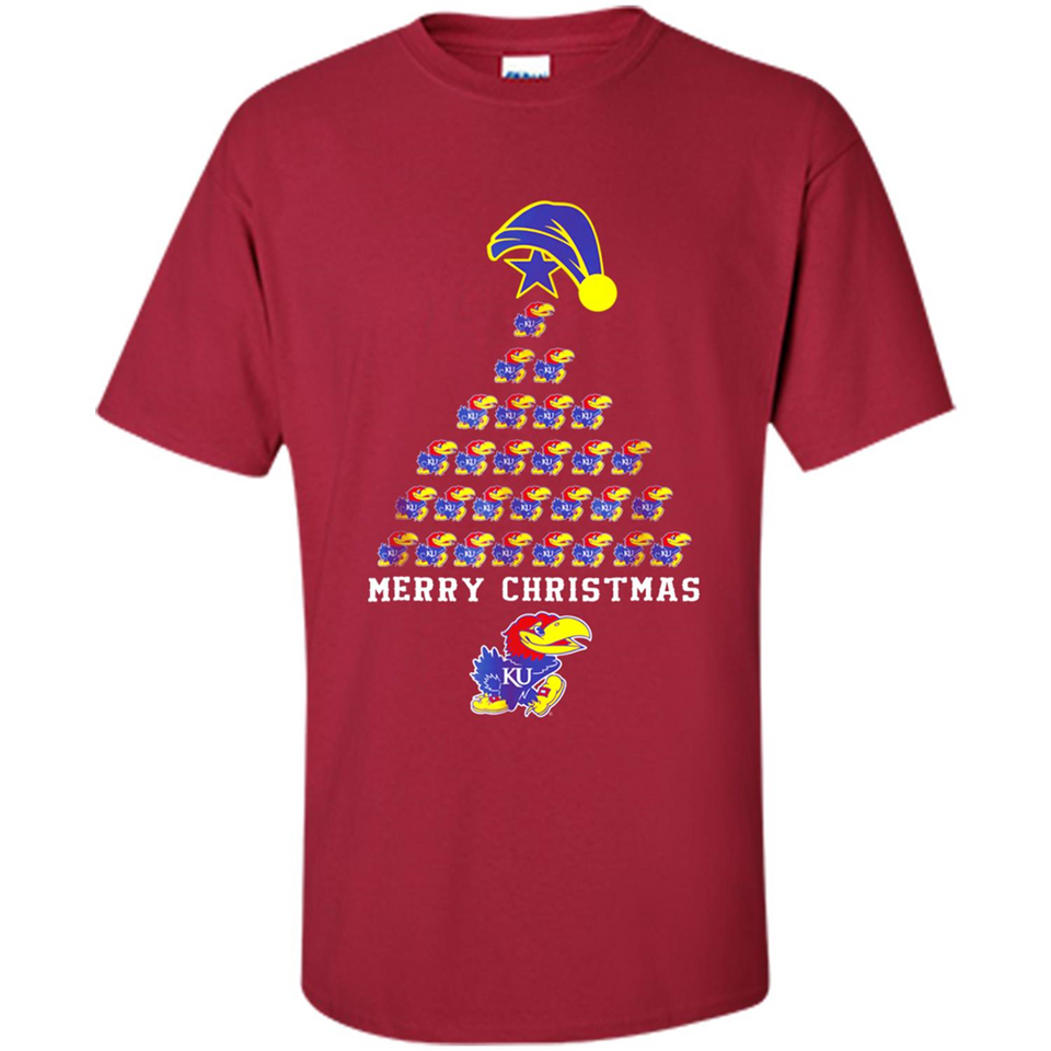 Perfect Kansas Jayhawks Christmas Tree PINGPONG