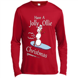 Snowman Snowboarder Tshirt Have Jolly Ollie Christmas