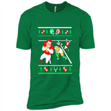 Santa vs Deer Football Ugly Christmas PINGPONG