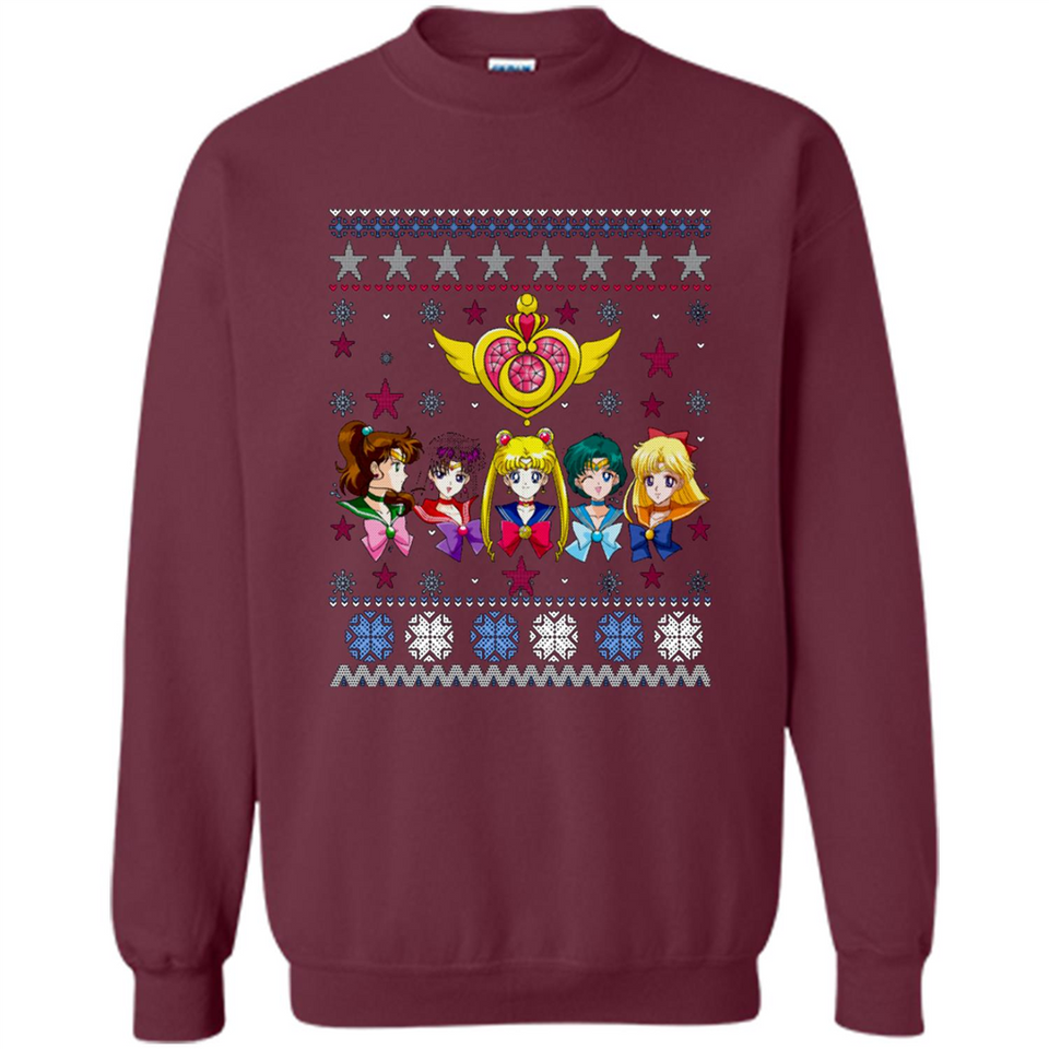 Sailor Moon Ugly Christmas Sweater Perfect Christmas PINGPONG
