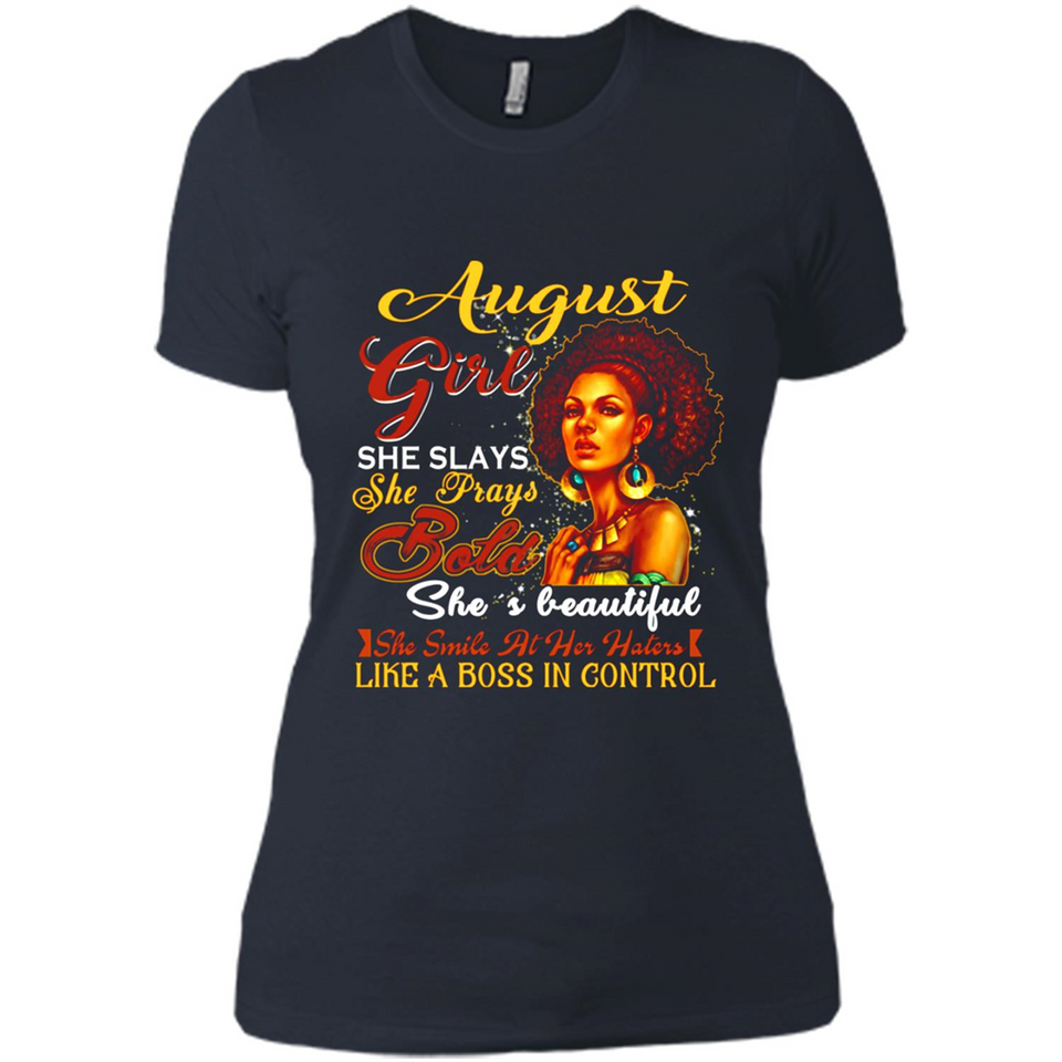 August Girl She Slays She Prays Beautiful Birthday PINGPONG
