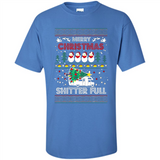 Merry Christmas Shitter Full Christmas Tree Snowman Sweater PINGPONG - Shirt