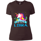 Unicorns are born in Libra Birthday Rainbow Gift Ladies Custom
