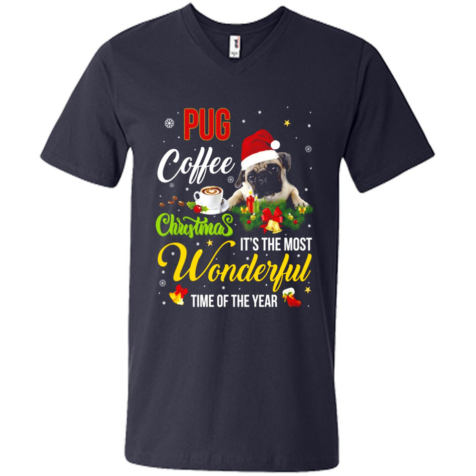 Pug Coffee Wonderful Christmas