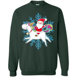 Unicorn And Santa Christmas 1 - Sweatshirt