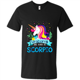 Unicorns are born in Scorpio Birthday Rainbow Gift Ladies Custom