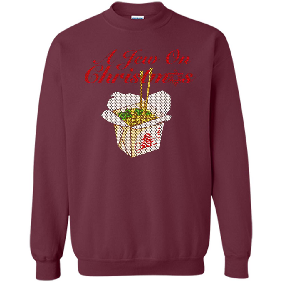 Christmas Ugly Sweater A Jew On Christmas - Sweatshirt
