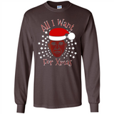 Obama All I Want For Xmas T Shirt PINGPONG - Long Sleeve T-Shirt