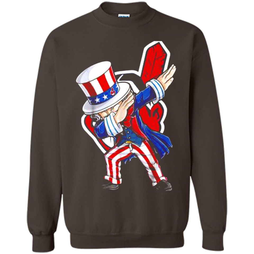 MLB CLEVELAND INDIANS UNCLE SAM DABBING INDEPENDENCE DAY
