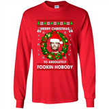 Merry Fookin Christmas Conor Mcgregor sweater PINGPONG