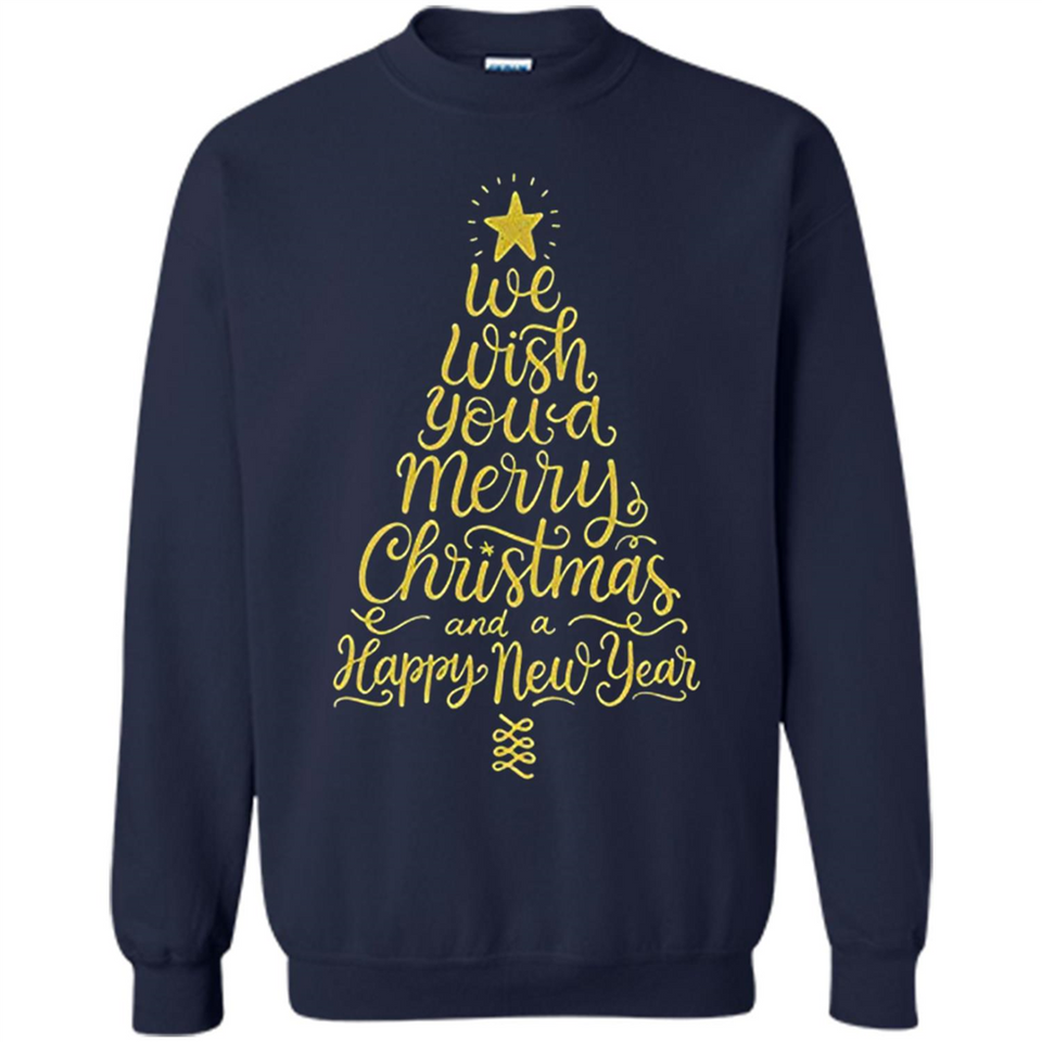 Christmas Tree T-Shirt Funny Mery Christmas Gift Idea - Sweatshirt