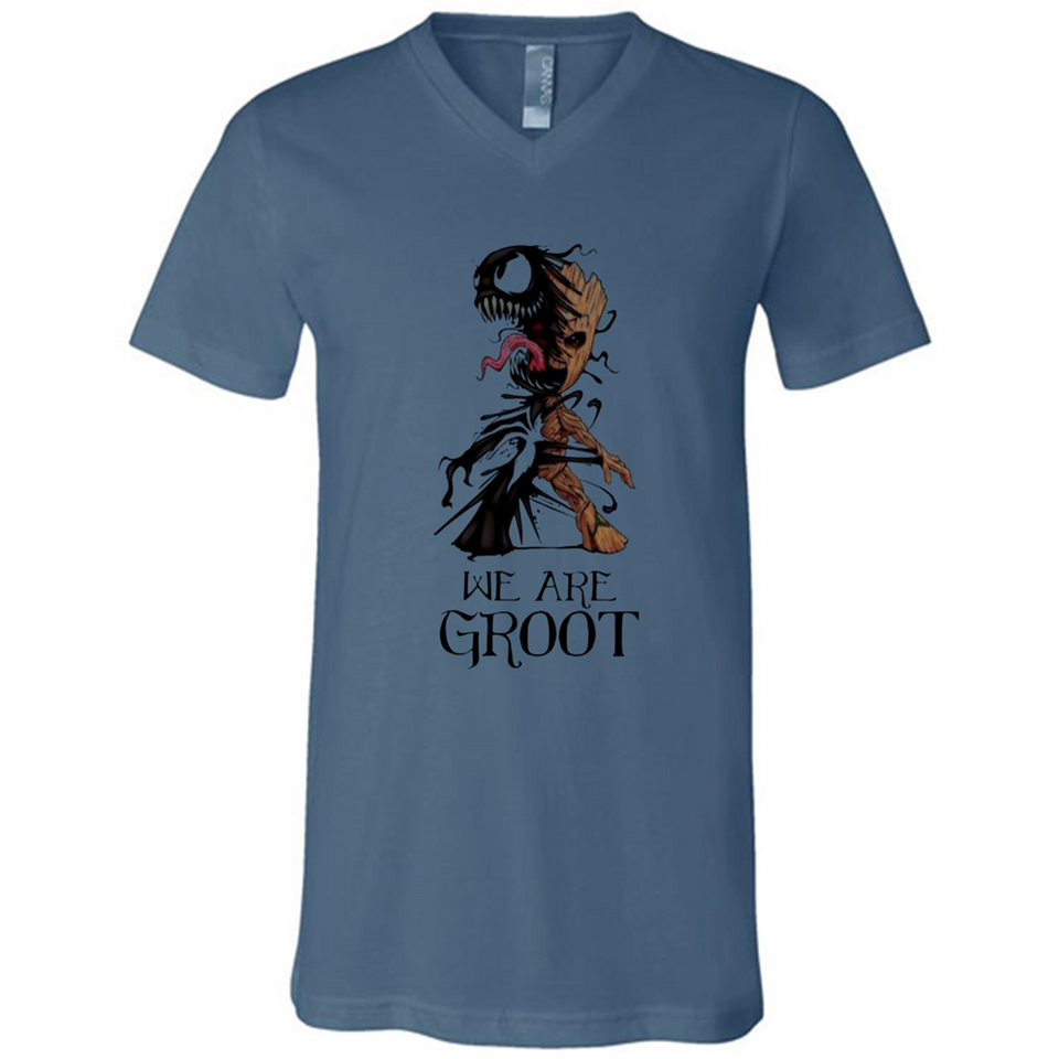 We Are Groot Venom MERCHCUTE - Canvas Unisex V-Neck