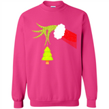 Funny Grinch Hand Holding Christmas Tree Ornament Christmas PING PONG