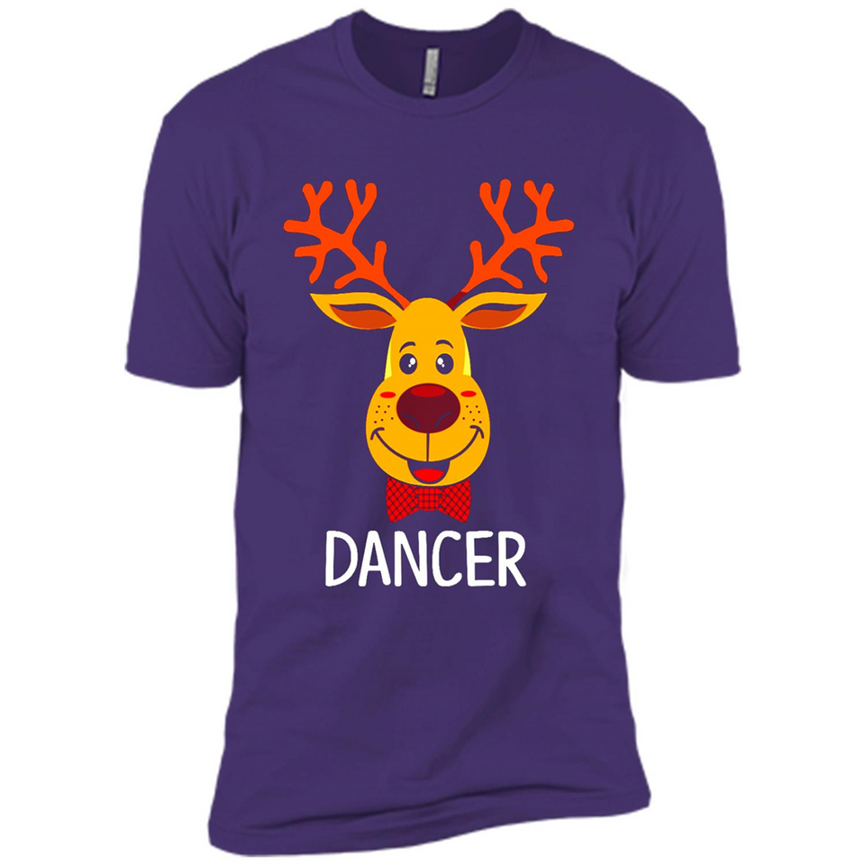 Dancer Santa Claus Funny Xmas Holiday T-Shirt - Premium Short Sleeve T-Shirt