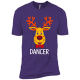 Dancer Santa Claus Funny Xmas Holiday T-Shirt - Premium Short Sleeve T-Shirt