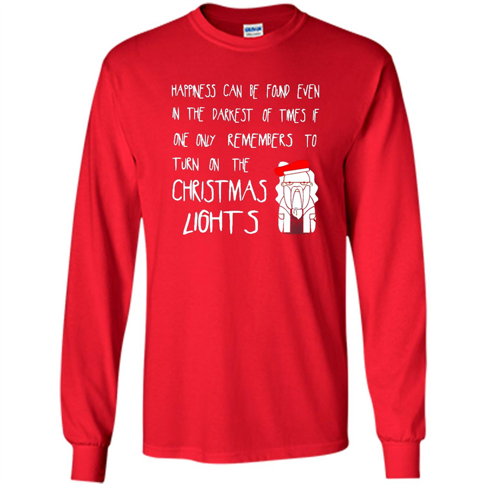 Christmas Ugly Sweater Christmas Lights - Long Sleeve T-Shirt