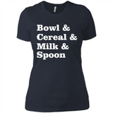 Tasty Cereal Recipe Bowl Milk Spoon