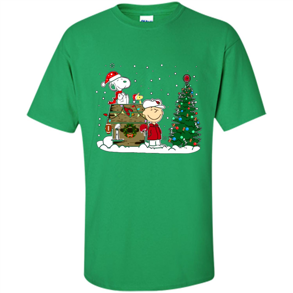 Arizona Cardinals Snoopy The Peanuts Movie Christmas Football Super Bowl pingpong - Shirt