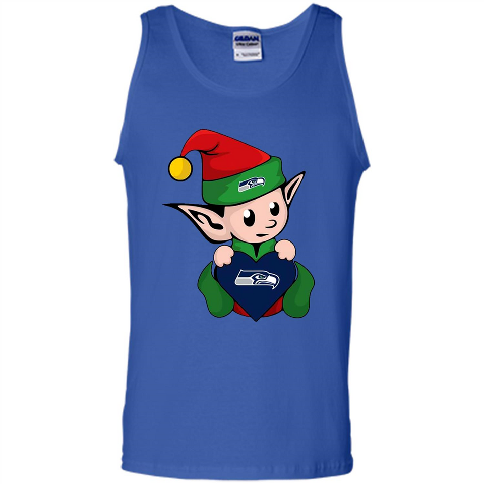 Seattle Seahawks ELF Elves Grinch Santa Claus