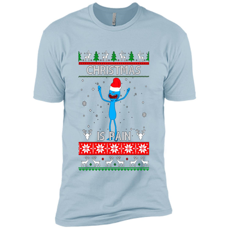 Mr Meeseeks Christmas Is Pain – Rick and Morty Christmas Sweater PINGPONG