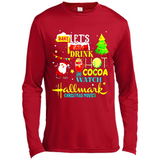 Santa claus i just want to bake stuff and waych christmas movi PINGPONG - Canvas Long Sleeve T-Shirt