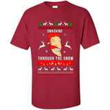 Nigel Thornberry Smashing through the snow Christmas sweatshirt PINGPONG