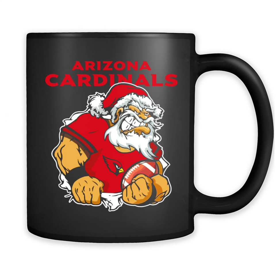 Grumpy Santa Claus Arizona Cardinals Football Team PINGPONG