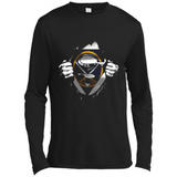 Buffalo Sabres And Superman Fans - Canvas Long Sleeve T-Shirt