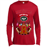 New York Jets NFL Reindeer Funny Merry Christmas And Happy New Year
