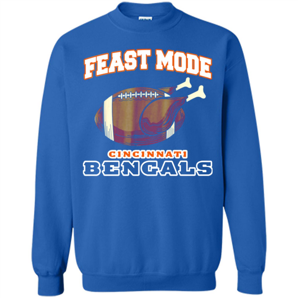Feast Mode Bengals Shirt - Cincinnati Turkey Thanksgiving